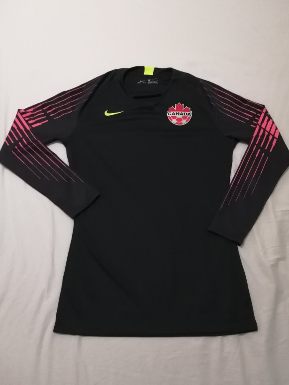 Team Canada Nike Dri-Fit Gardien II Long Sleeve Goalkeeper's Jersey